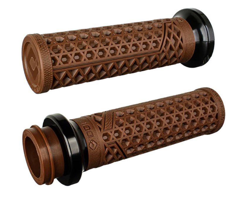 ODI Vans Signature Lock-On Handgrips – Brown-Black